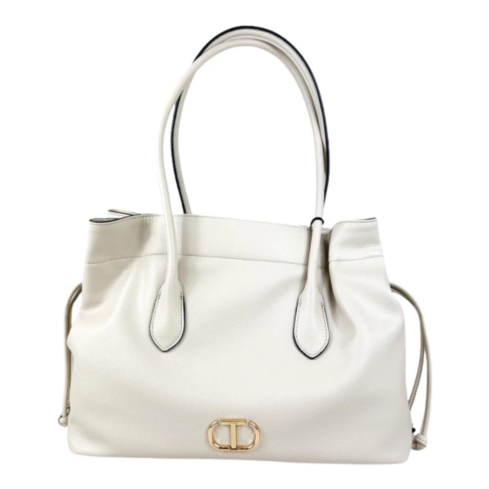 Twinset Witte Convertible Schoudertas met Magneetsluiting White Dames