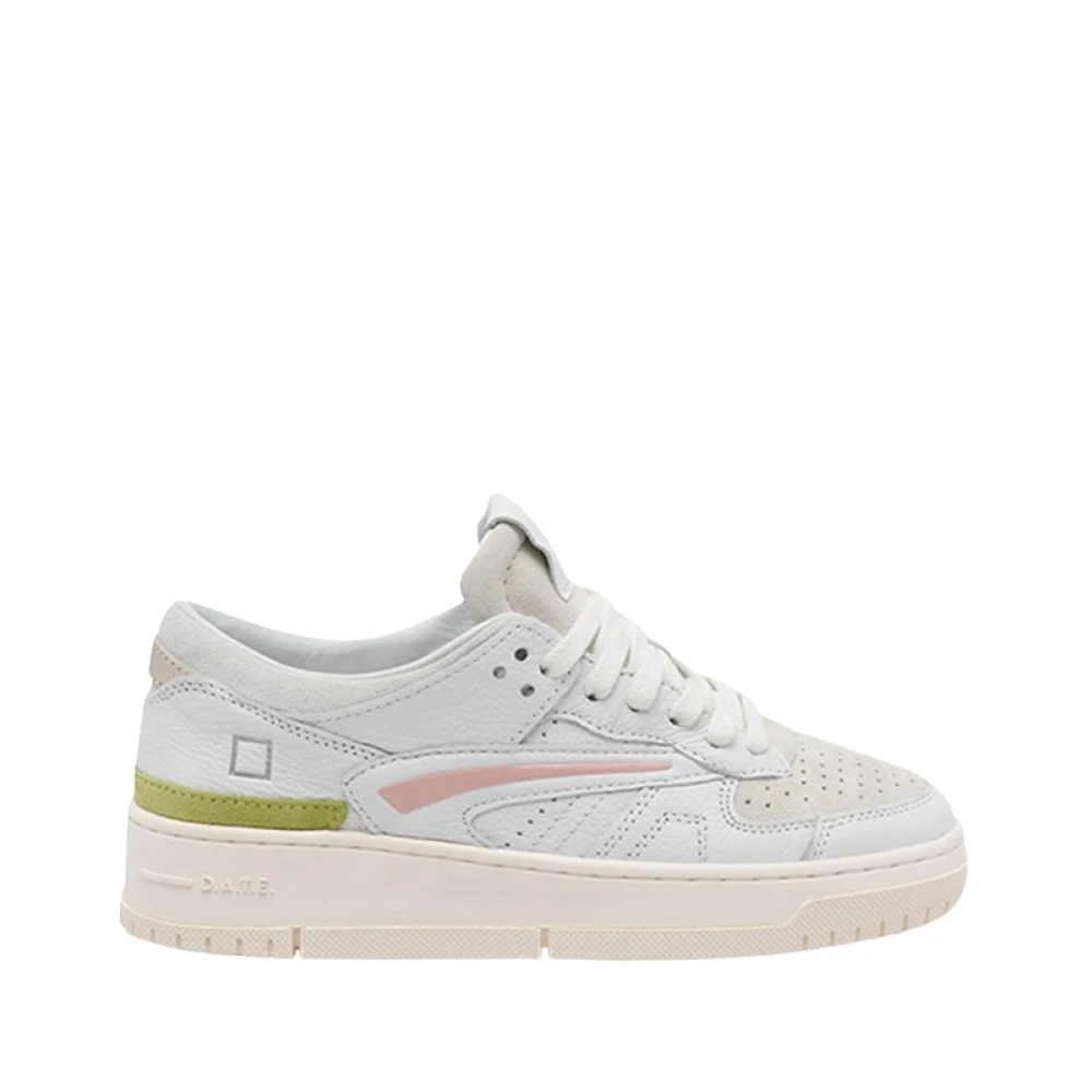 D.a.t.e. Women's White Sneakers, 6 Uk, Torneo Natural