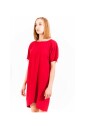robe-courte-en-viscose-rouge-a-manches-courtes