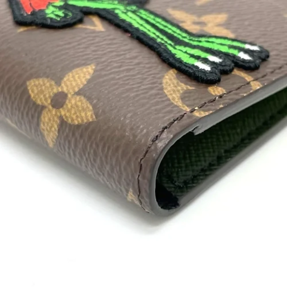 Louis Vuitton Vintage Pre-owned Canvas wallets Brown Heren