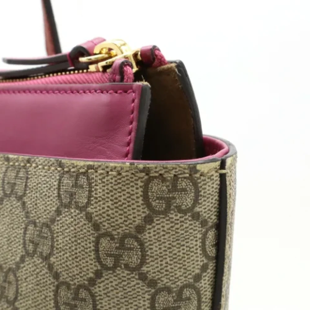 Gucci Vintage Pre-owned Fabric gucci-bags Pink Dames