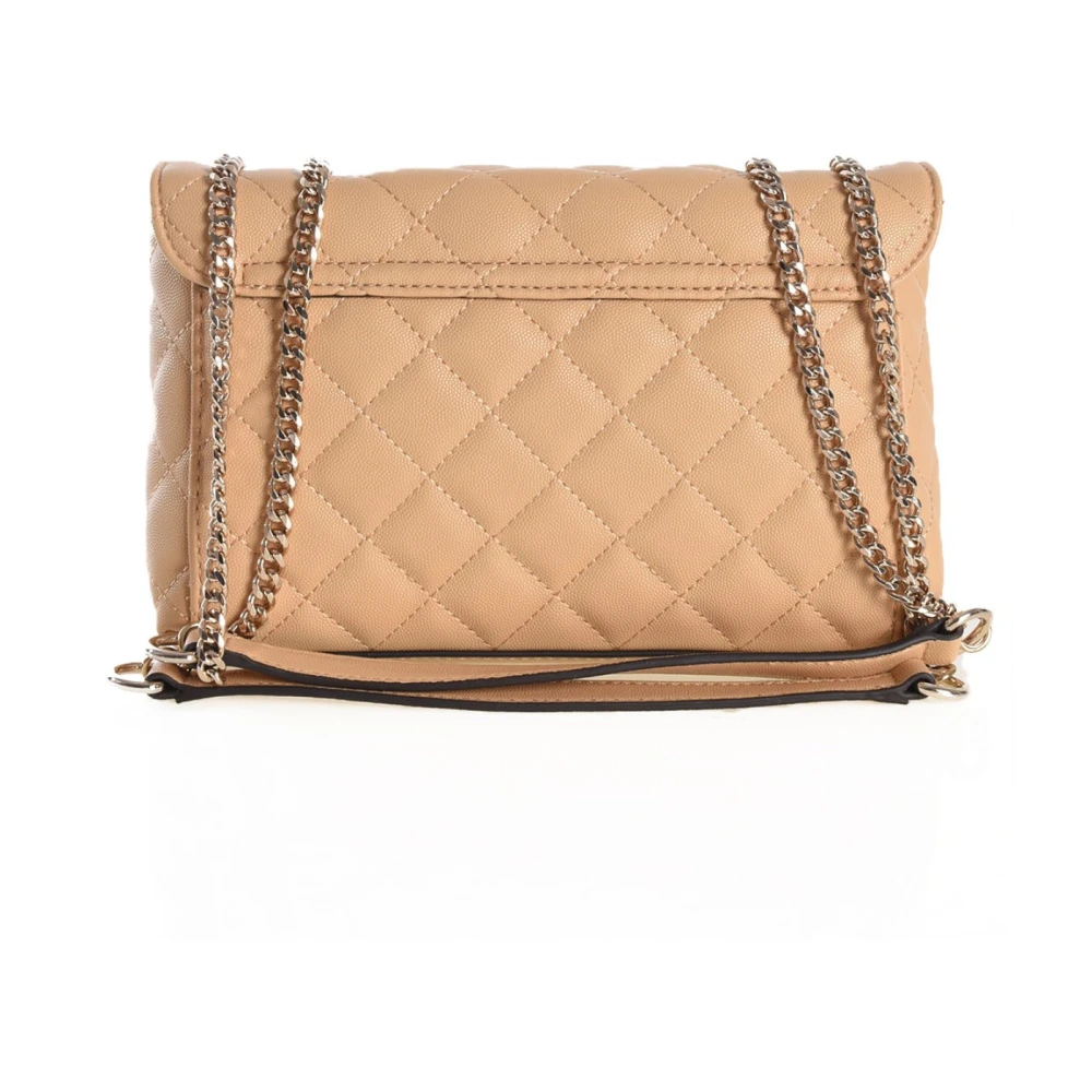 Guess Eco Carly PU Leren Schoudertas Brown Dames
