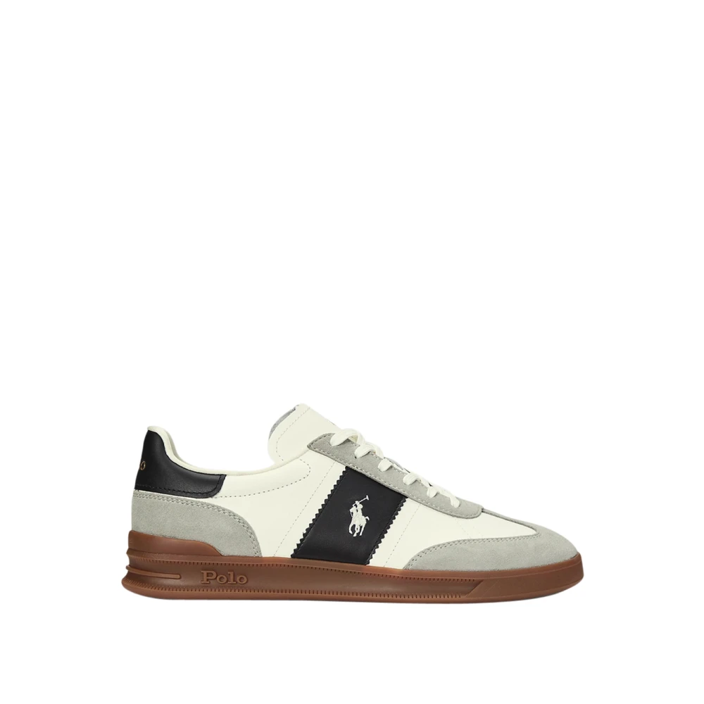 Ralph Lauren Uomo Bianco Heritage Aera Sneaker