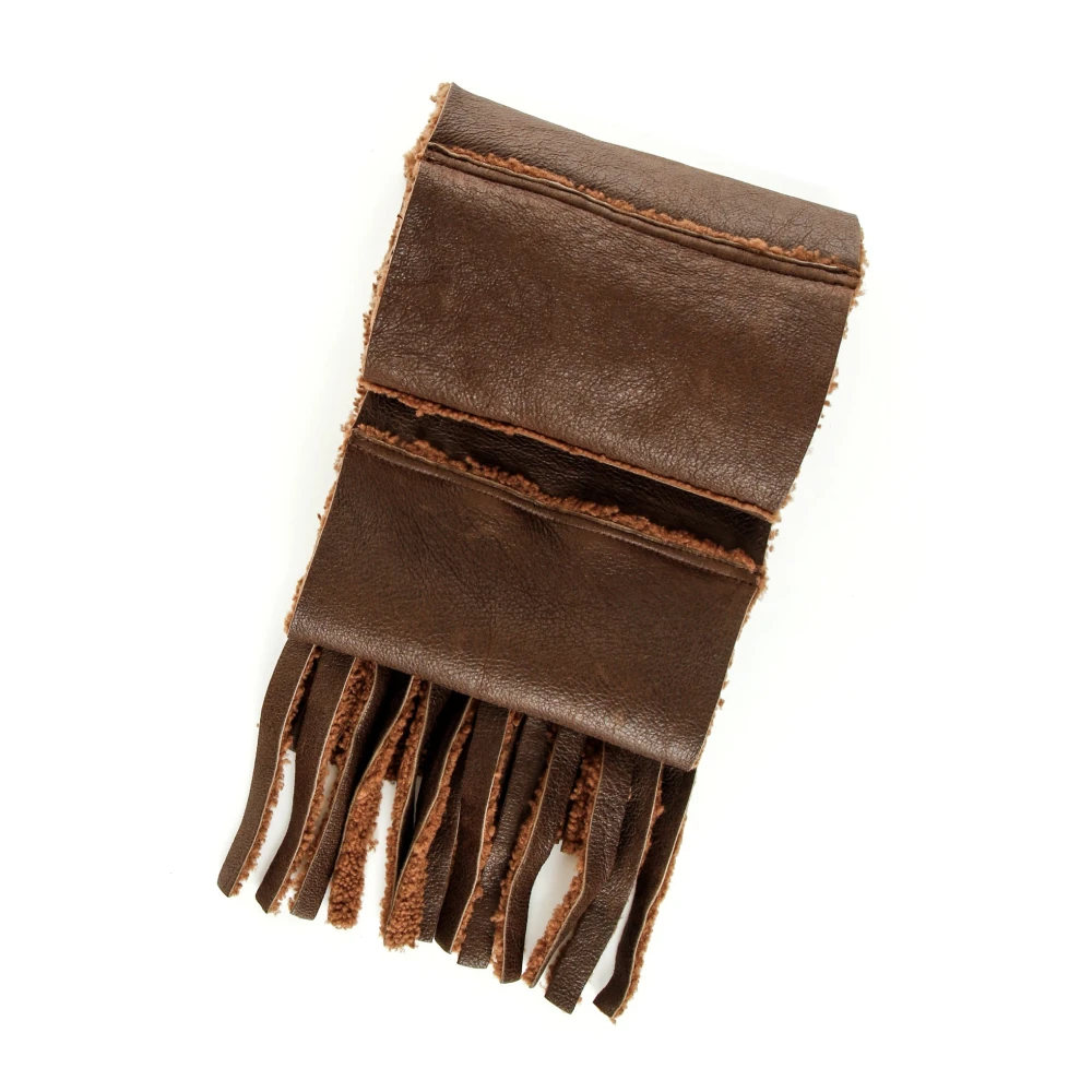 Our Legacy Uomo Marrone - Shearling Scarf - Accessories - One Size