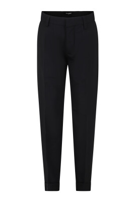 pantalon-elegant-noir-avec-logo-en-metal