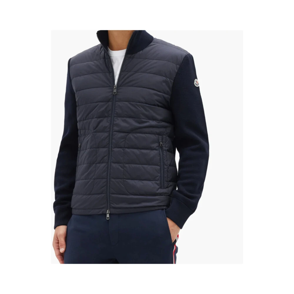 Moncler Gevoerde Vest Blue Heren
