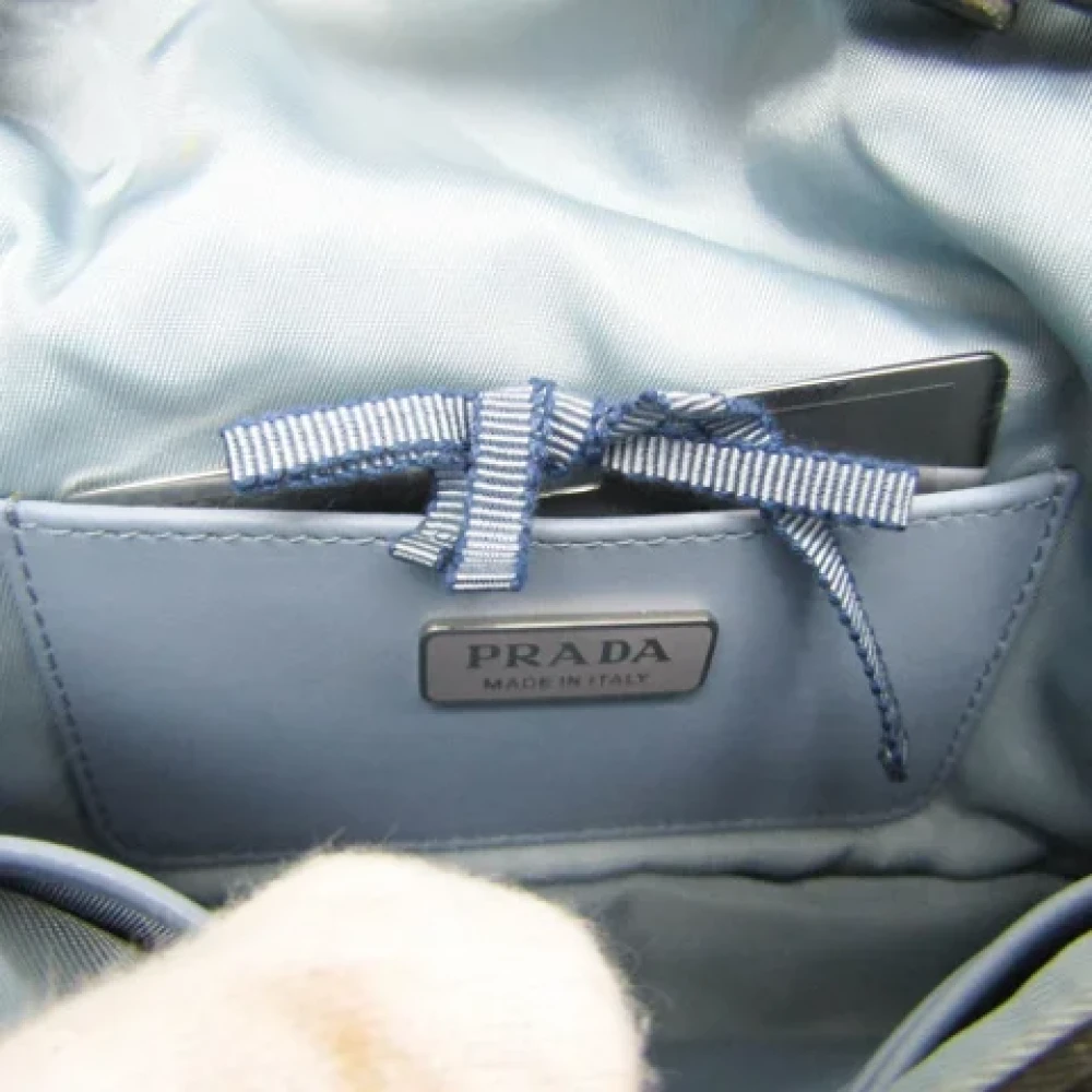 Prada Vintage Pre-owned Leather shoulder-bags Green Dames