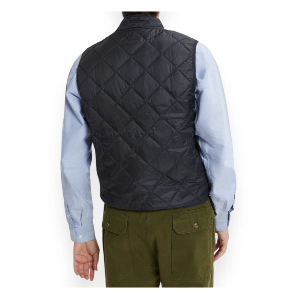 Baracuta Zachte gewatteerde vest voor mannen Black Heren