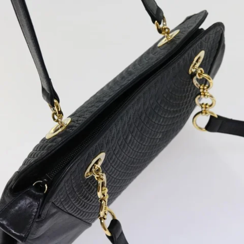 Bally Pre-owned Leather shoulder-bags Black Dames