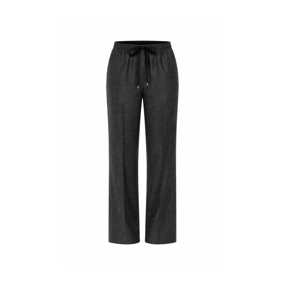 Forte Forte Gray Straight Trousers, Female, S, Straight Trousers