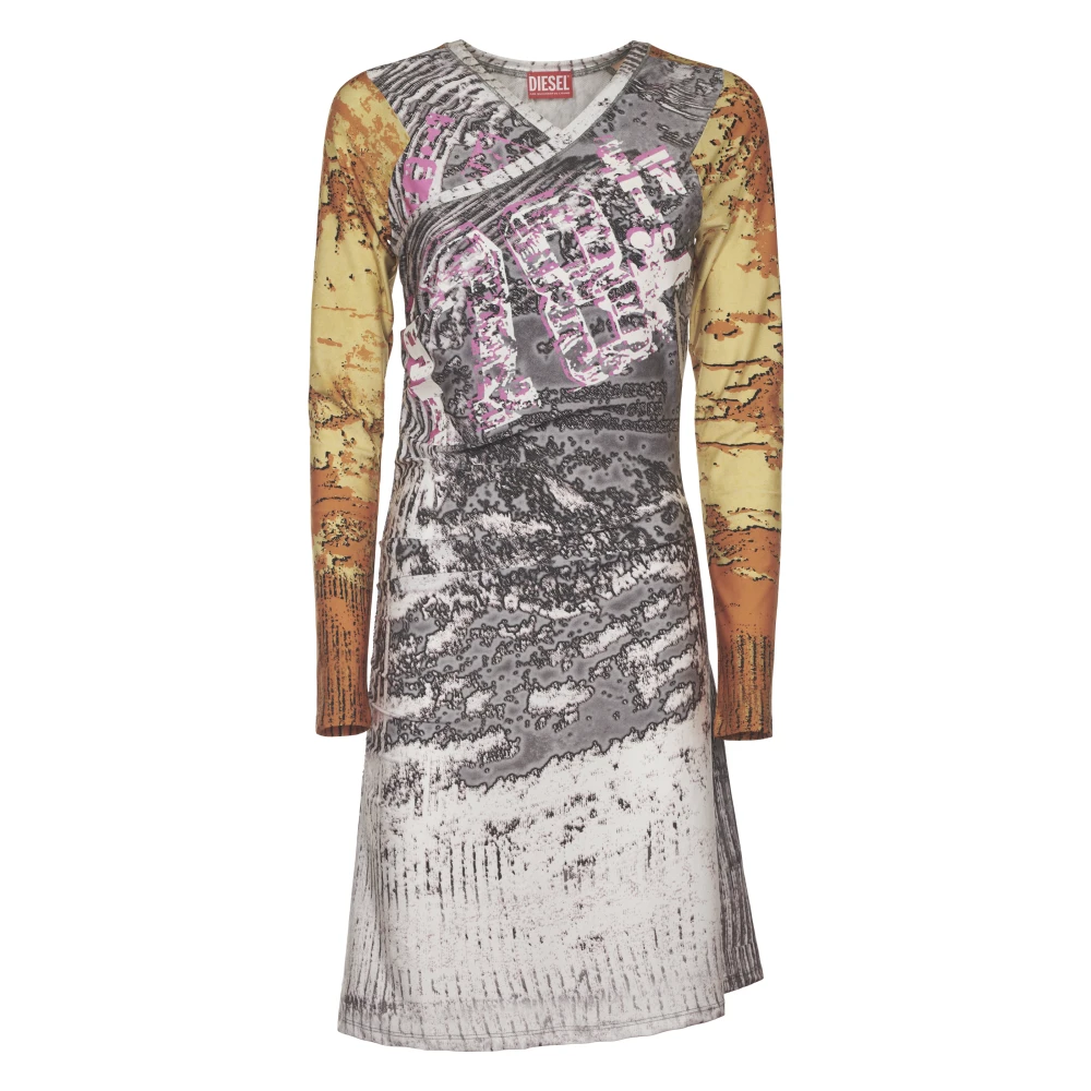 Diesel Women's Multicolor Midi Dresses,, Stylish T-Shirts And Polos Small