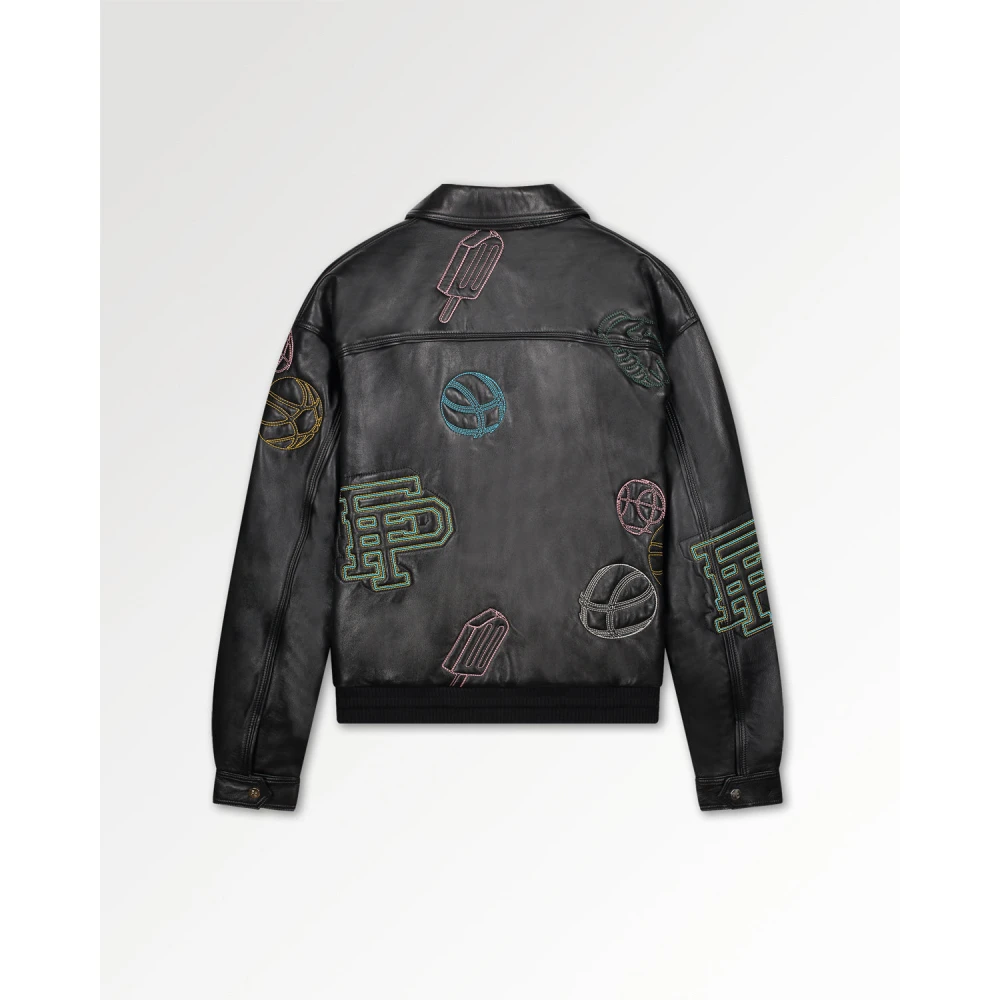 Filling Pieces Leather Jacket Gelato Black Dames