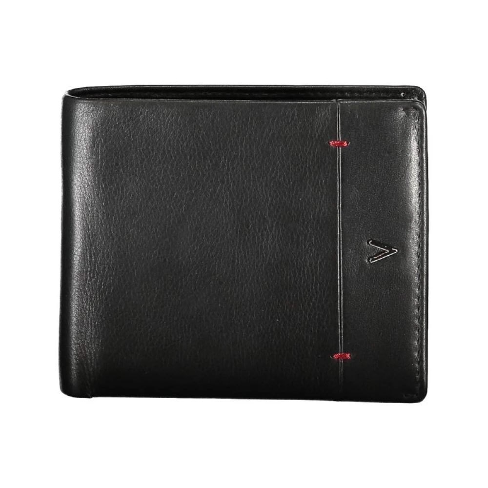 Valentino by Mario Valentino Zwarte portemonnee van polyethyleen met meerdere vakken Black