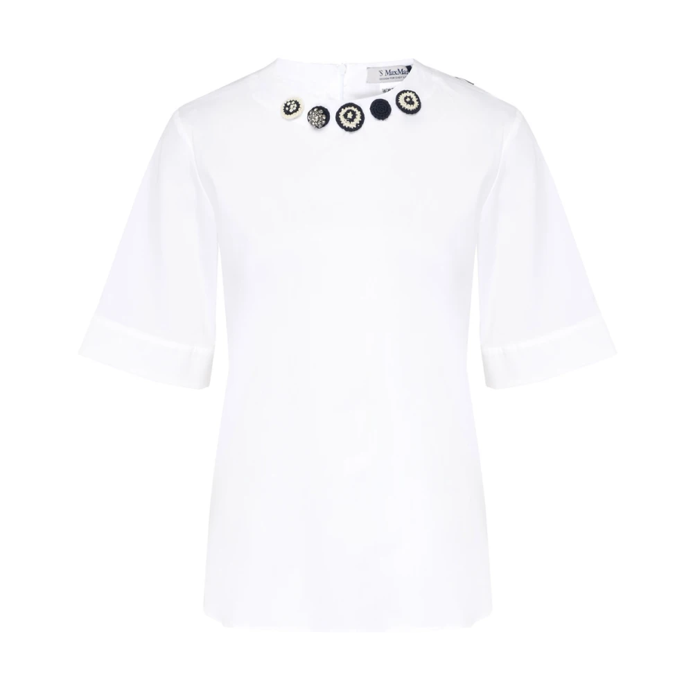 Max Mara Elegant Dora Jurk White Dames