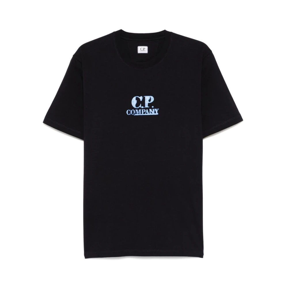 C.P. Company Navy Blue Crew Neck T-shirt Blue Heren