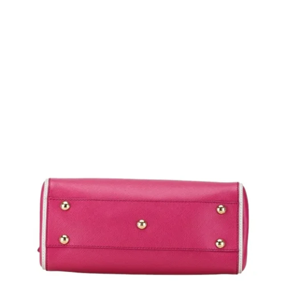 Salvatore Ferragamo Pre-owned Leather handbags Pink Dames