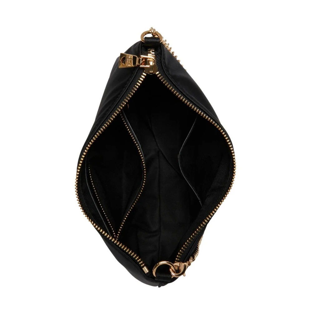 Love Moschino Satijnen Schoudertas in Zwart Black Dames