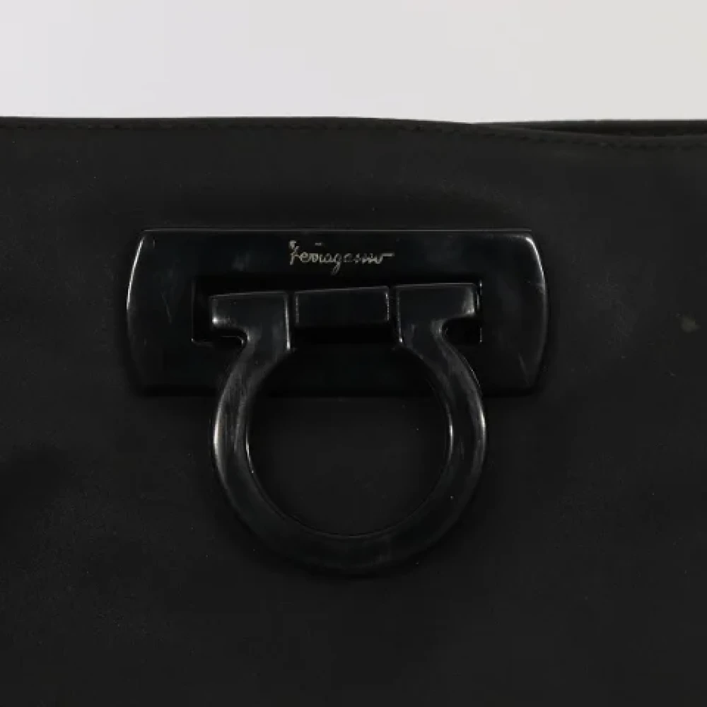 Salvatore Ferragamo Pre-owned Leather totes Black Dames