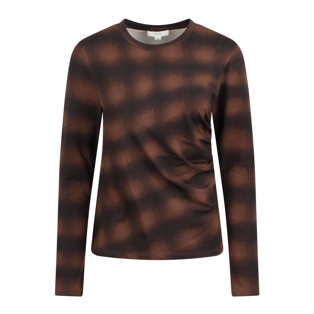 Vince Geruite Slim Fit T-shirt Brown Dames