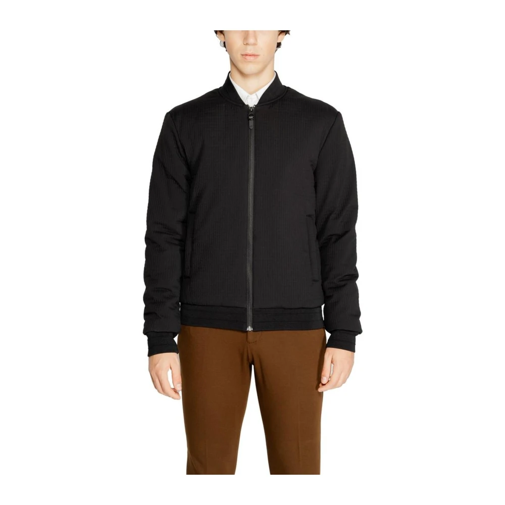 Antony Morato Klassieke Zwarte Polyesterjas voor Mannen Black Heren
