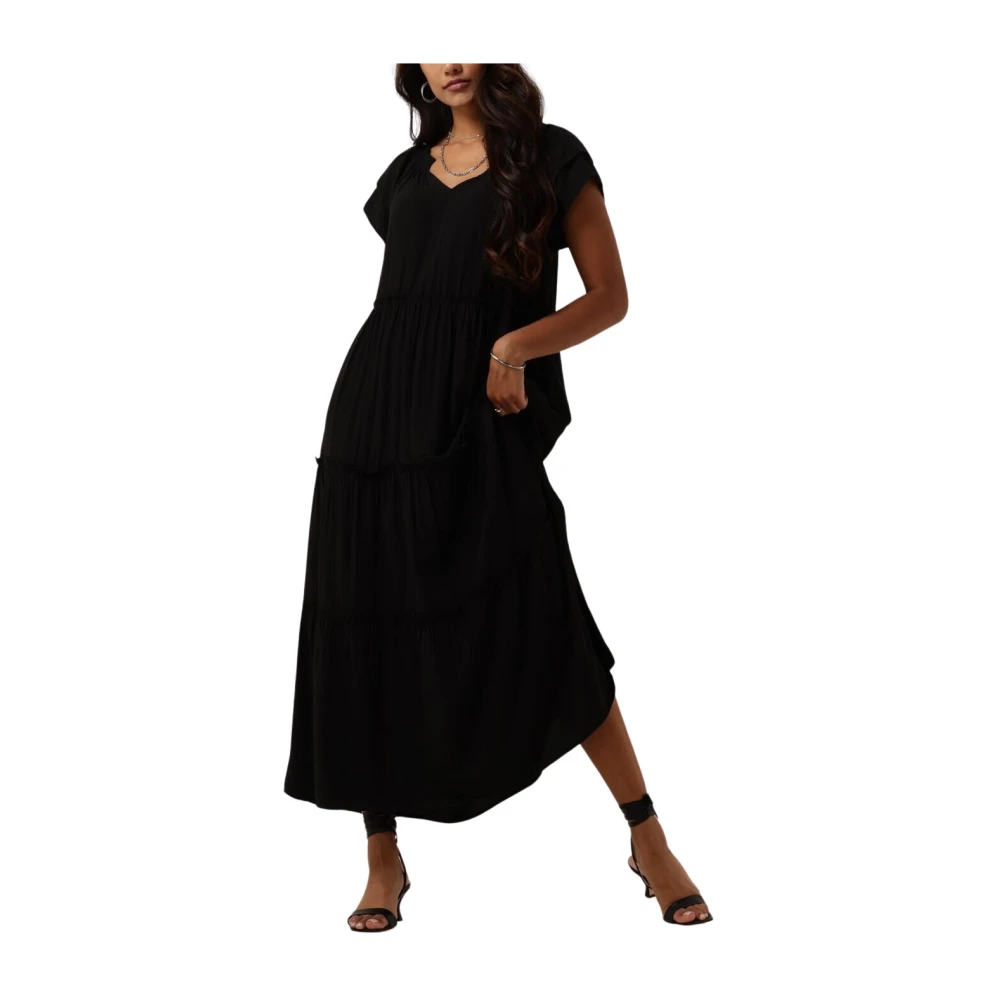 Co'Couture Sunrise Maxi Jurk Zwart Black Dames