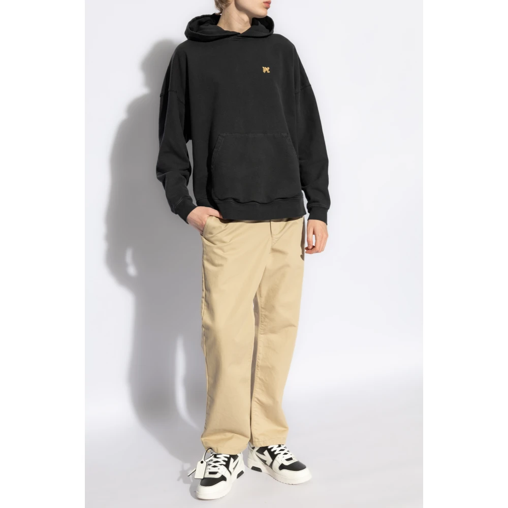 Palm Angels Wijde broek Beige Heren