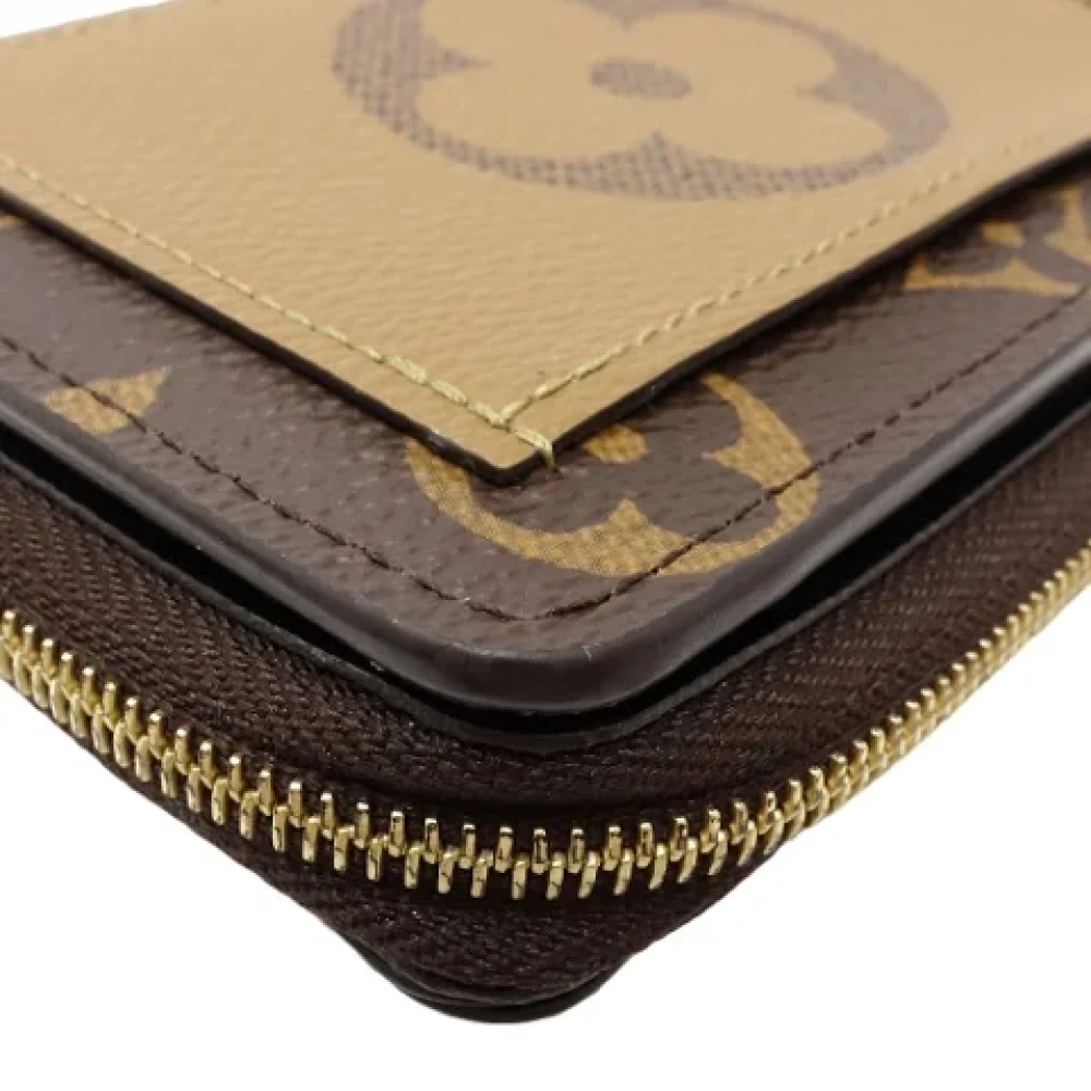 Louis Vuitton Vintage Pre-owned Canvas wallets Brown Dames