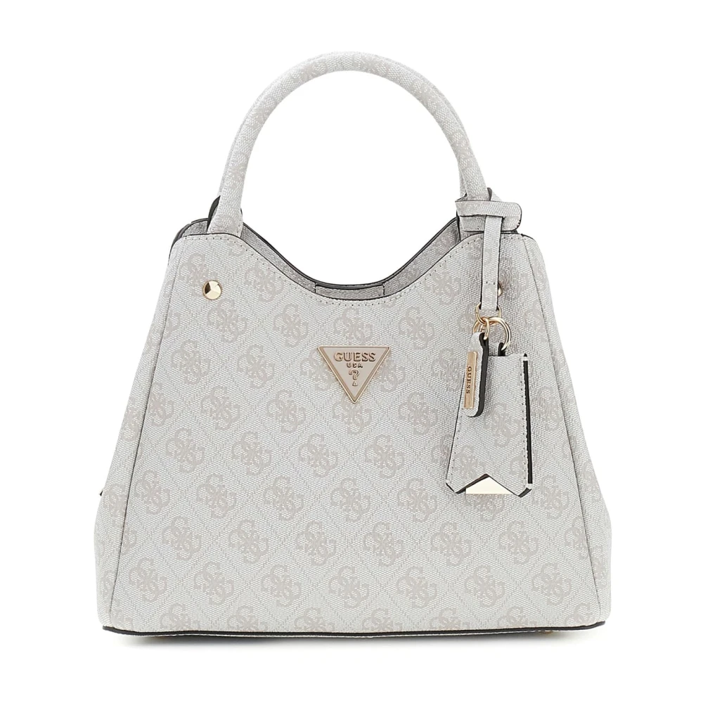 Guess Donna Beige - Borsa A Tracolla Meridian Monogram Con Manico Superiore - Bags - One Size
