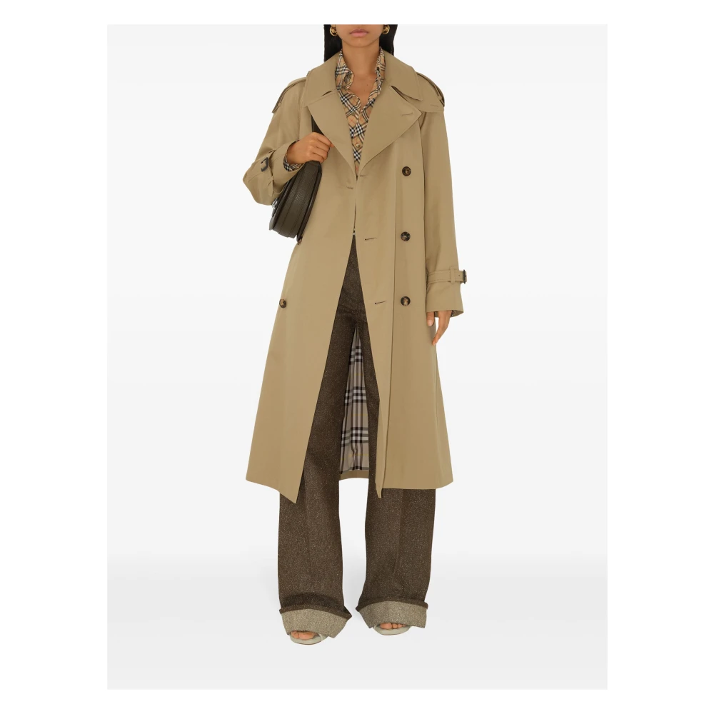 Burberry Beige CAS Stijlvolle Mode Accessoire Beige Dames