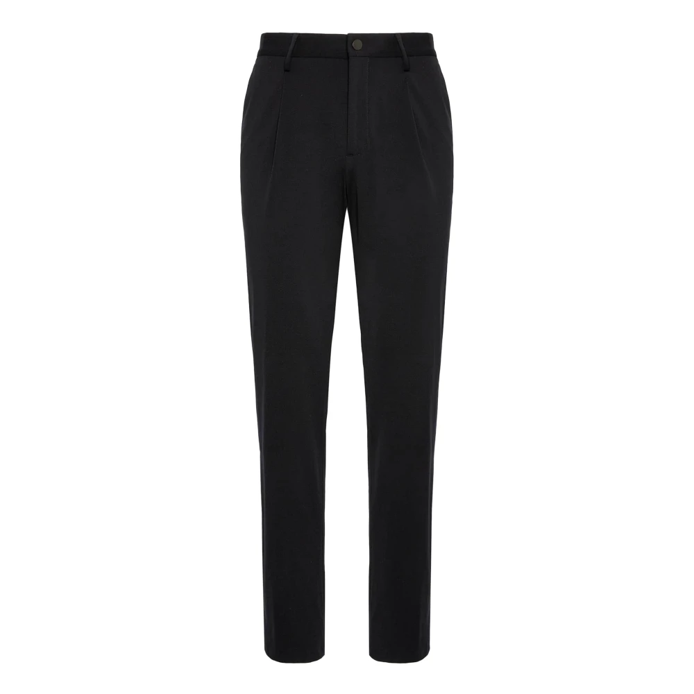 Boggi Milano B Tech B-Tech Stretch Nylon Byxor Black, Herr