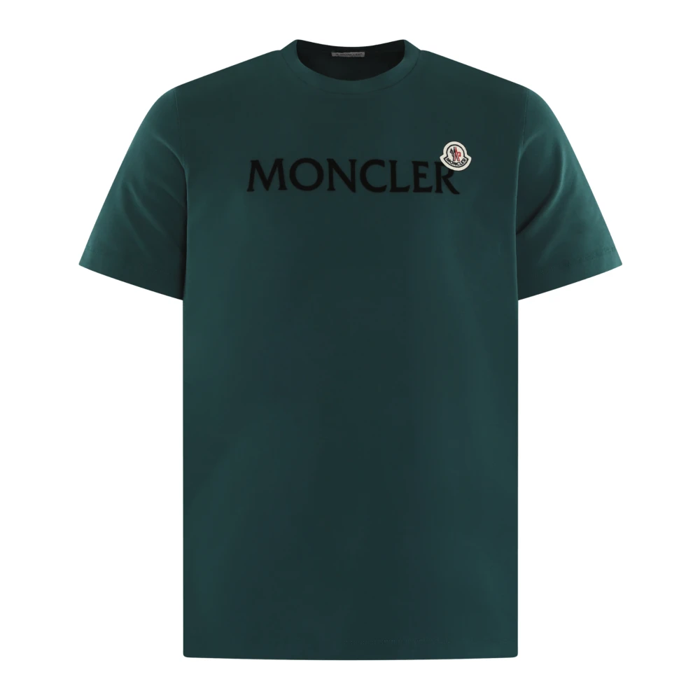 Moncler - Tops > T-Shirts - Green - Moncler - Modalova