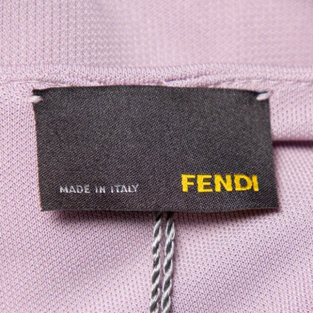 Fendi Vintage Pre-owned Fabric dresses Purple Dames