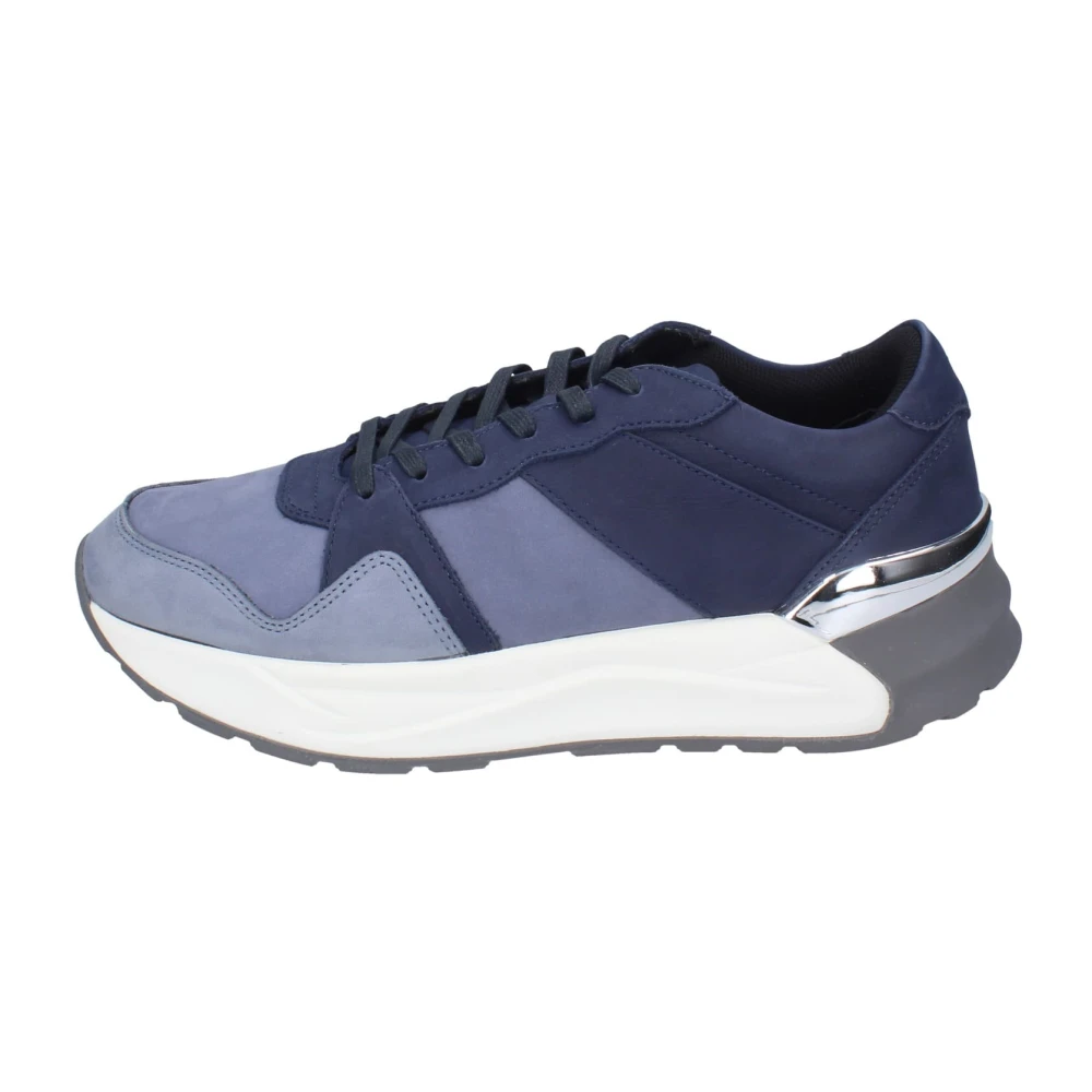 Liu Jo Mannelijk Blauw Suède Leren Sneakers
