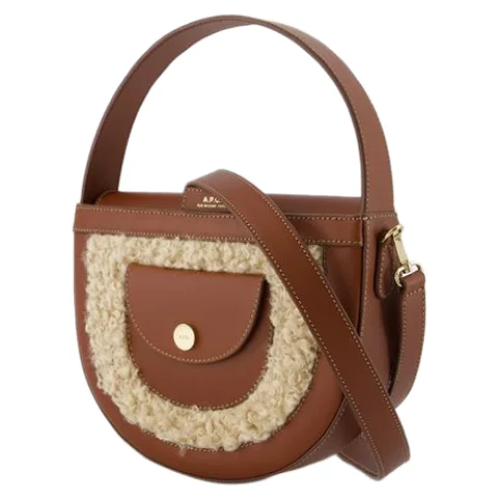 A.p.c. Plastic handbags Brown Dames