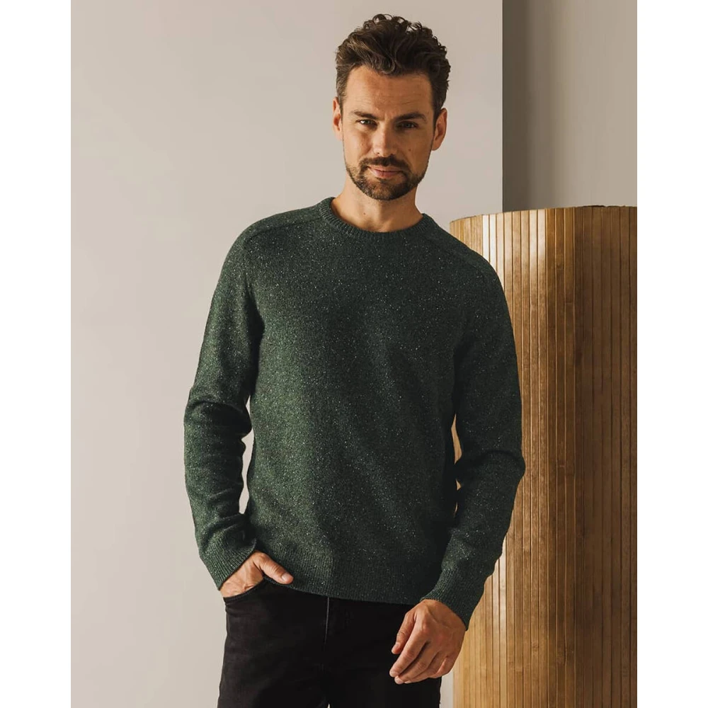 State of Art Crew-Neck Pullover in Trendy Stijl Green Heren