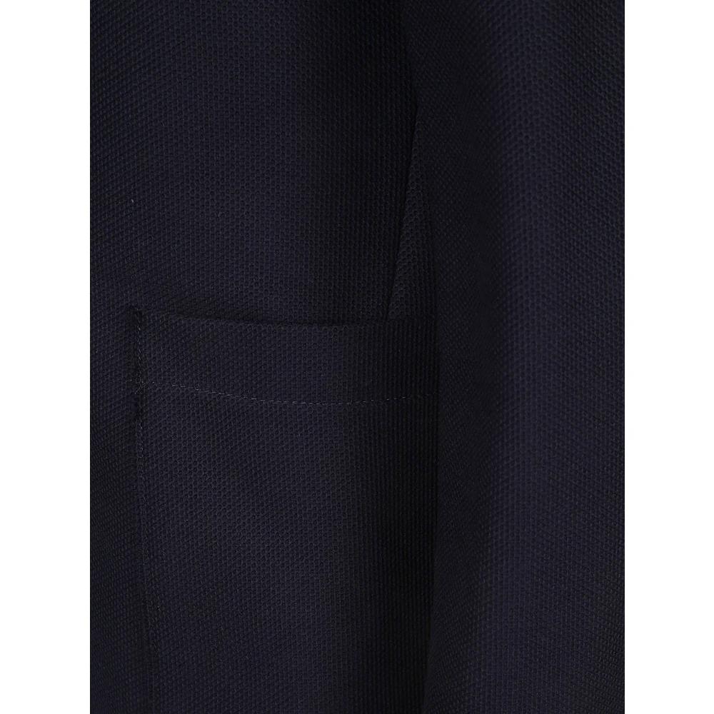 Harris Wharf London Blauw Katoenen Jas Blue Dames
