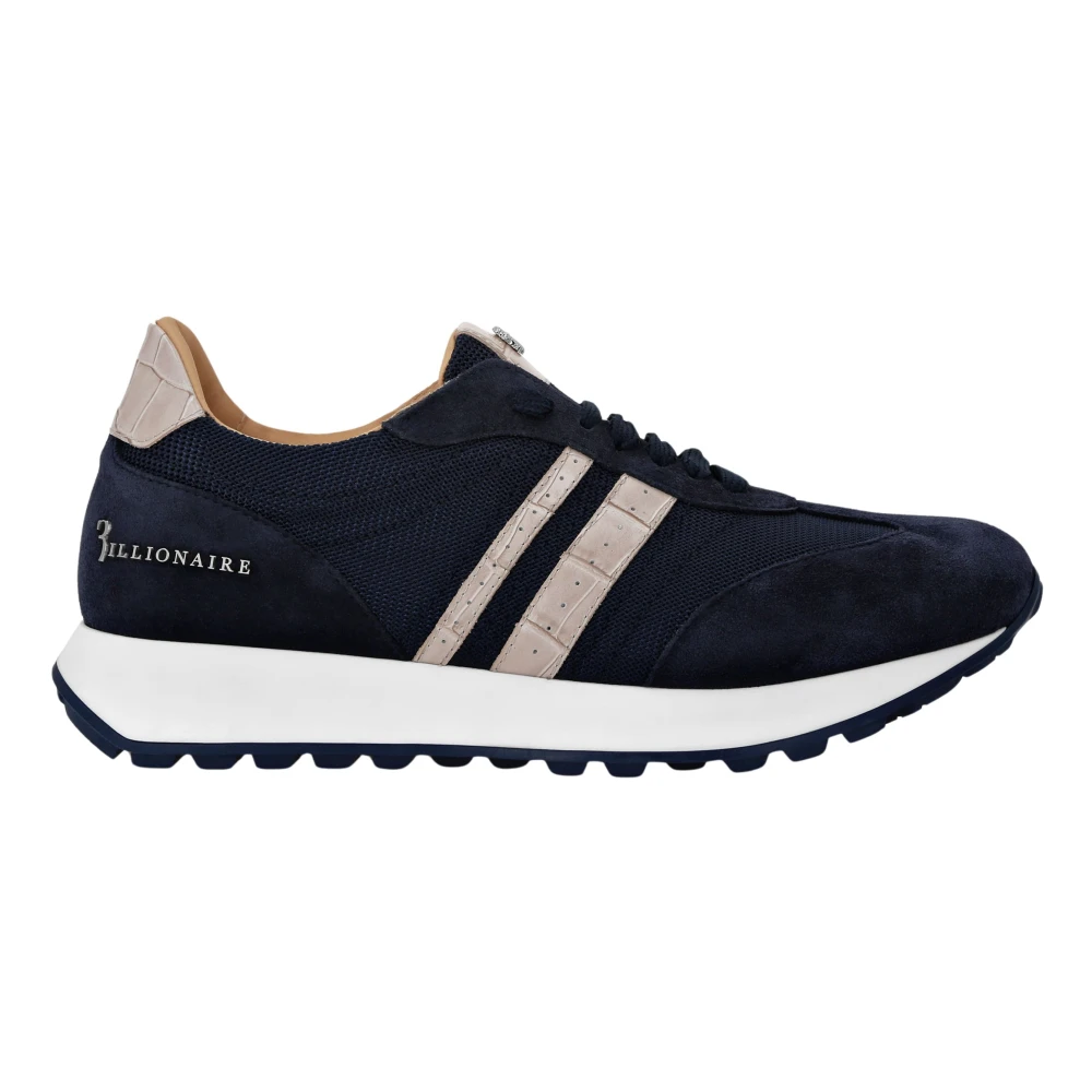 Billionaire Runner Mix Logo Heren Schoenen Blauw
