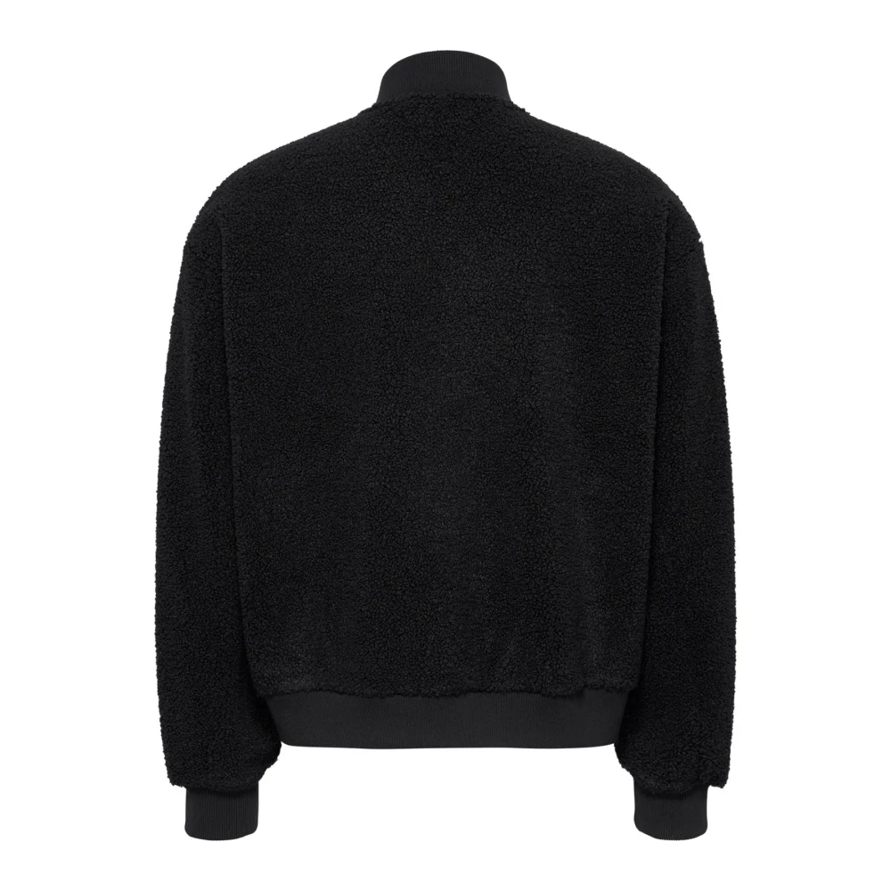 Tommy Jeans Zwarte Logo Patch Jas Black Heren