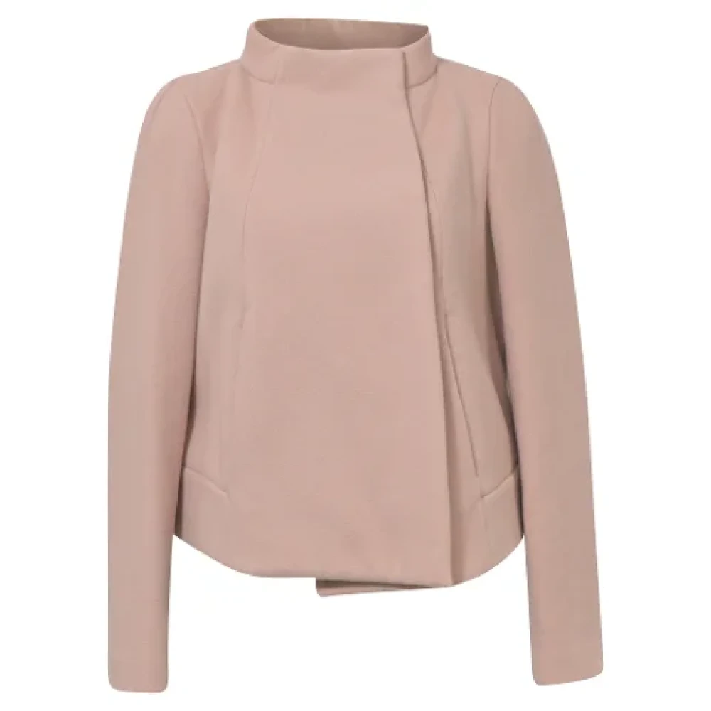 Armani Pre-owned Cashmere outerwear Pink Dames