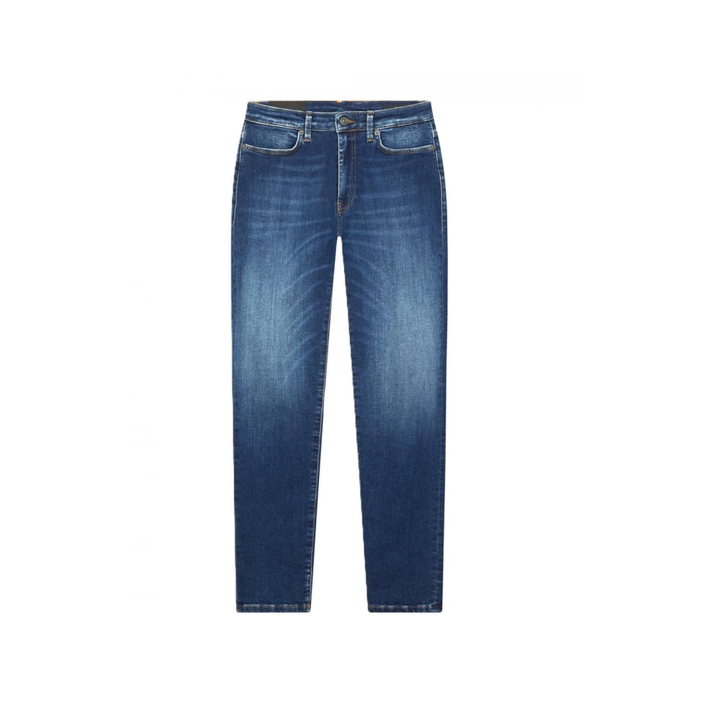 Dondup Katoenen Casual Shirt Blue Dames