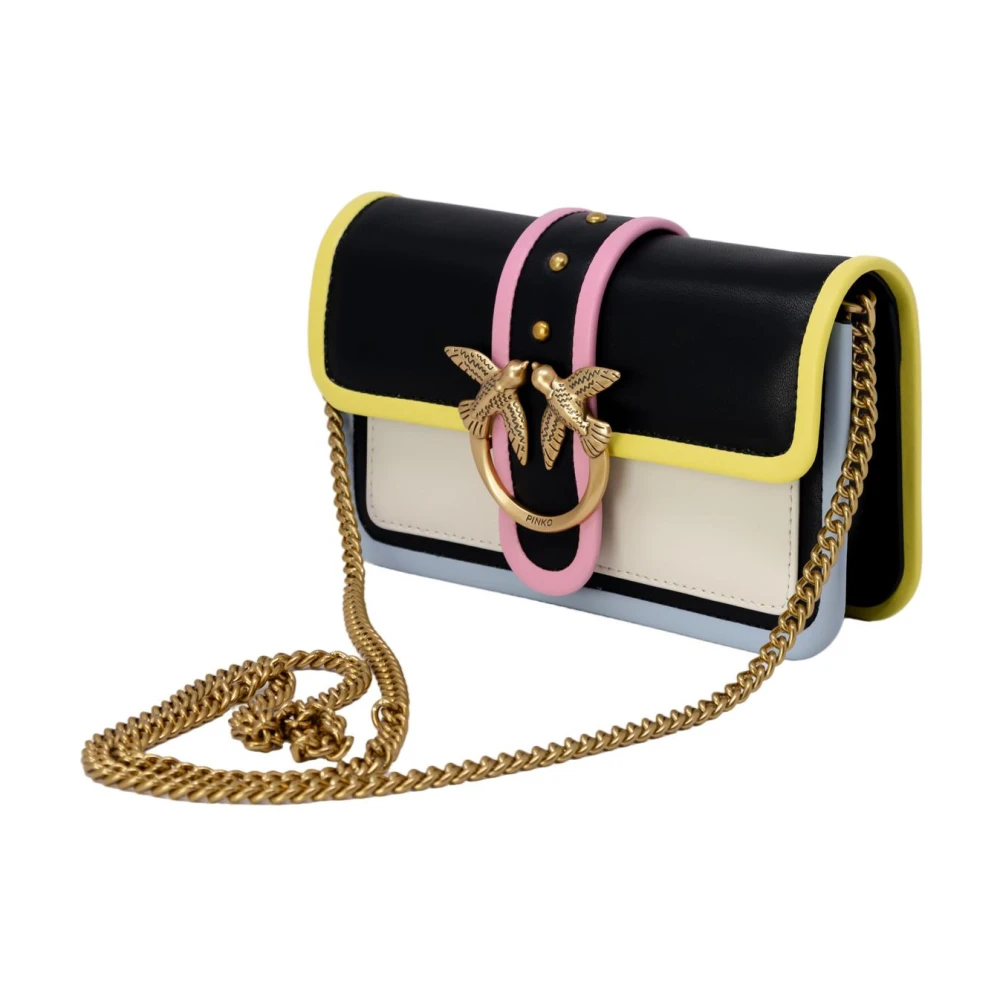pinko Elegant Leren Zakset Multicolor Dames