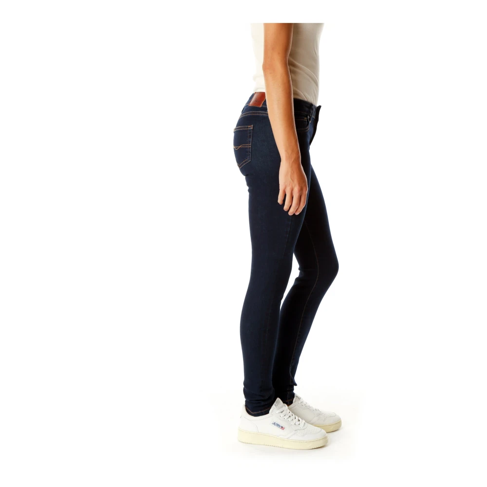 Pepe Jeans Low Waist Skinny Fit Jeans Blue Dames