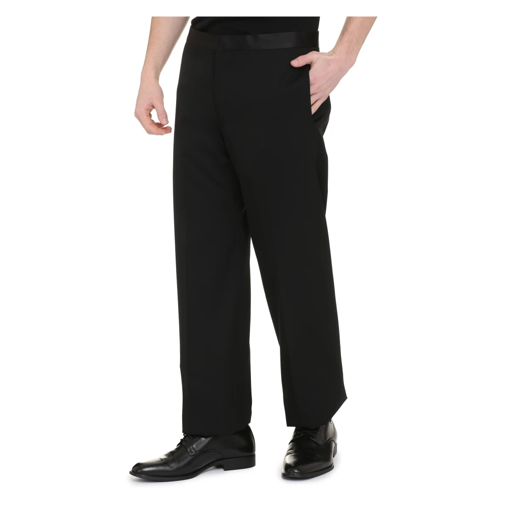 Givenchy Klassieke wollen broek Black Heren