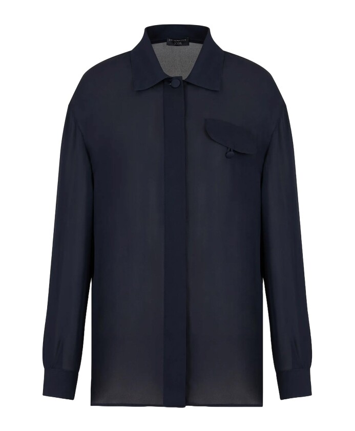 chemise-en-georgette-de-soie-a-col-classique