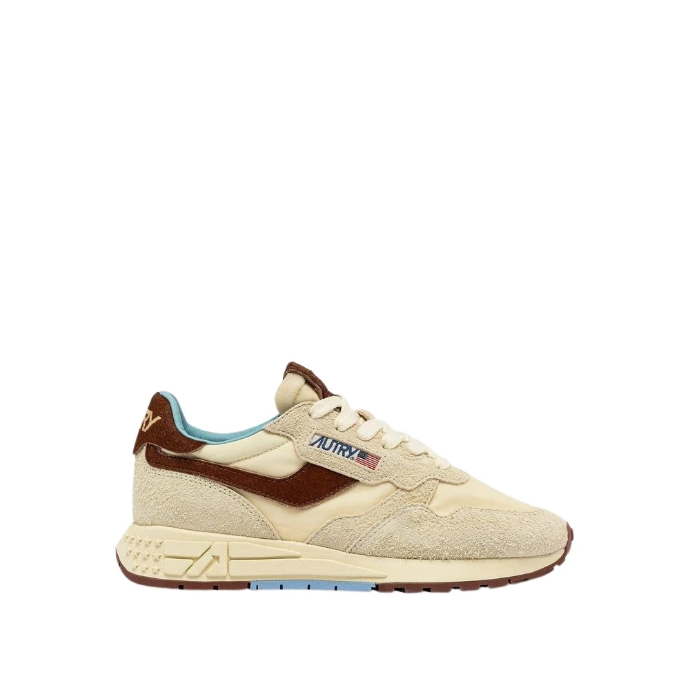 Autry Women's Beige Reelwind Low - Sneakers - 3 Uk - Shoes