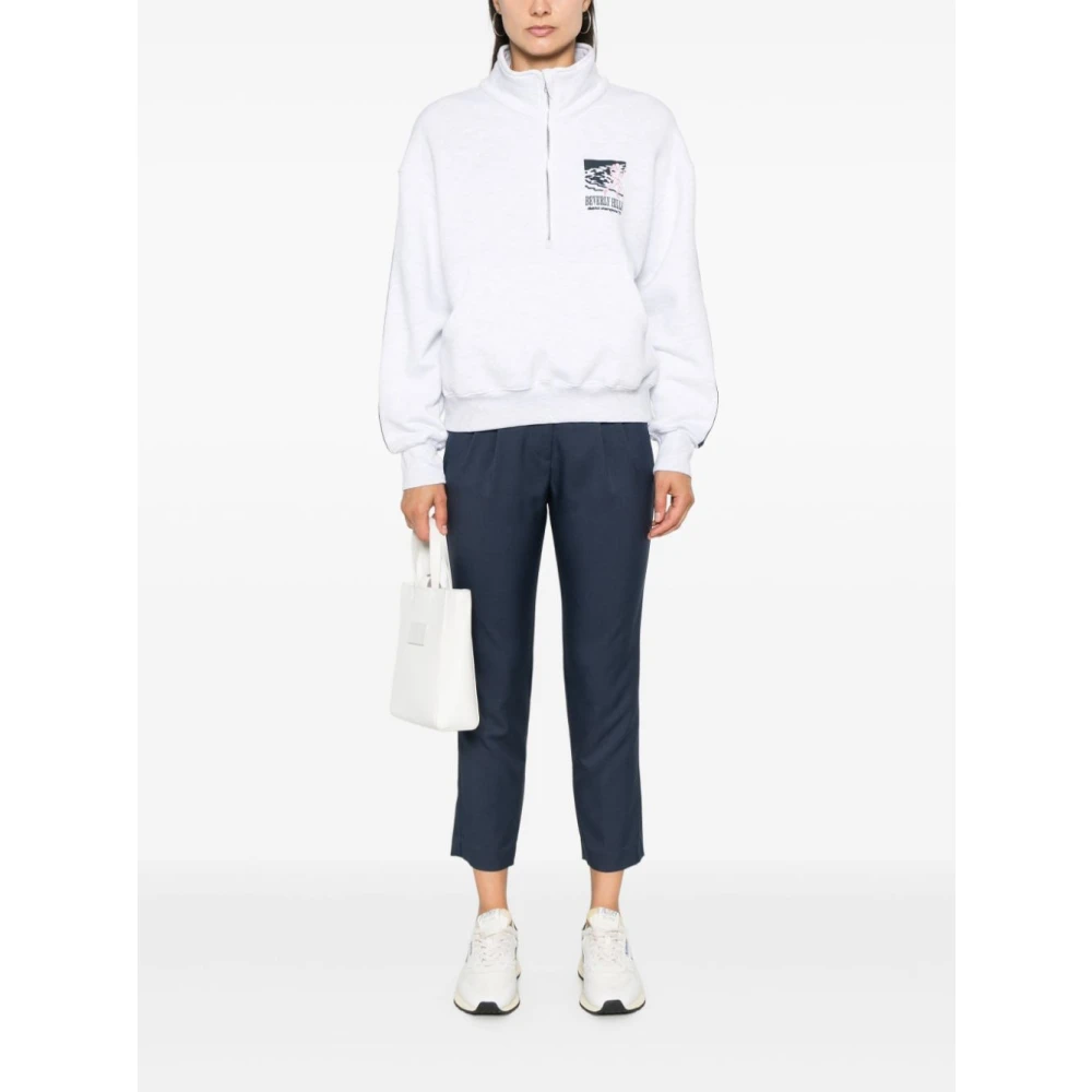 Herno Logo Plaque Broek Blue Heren