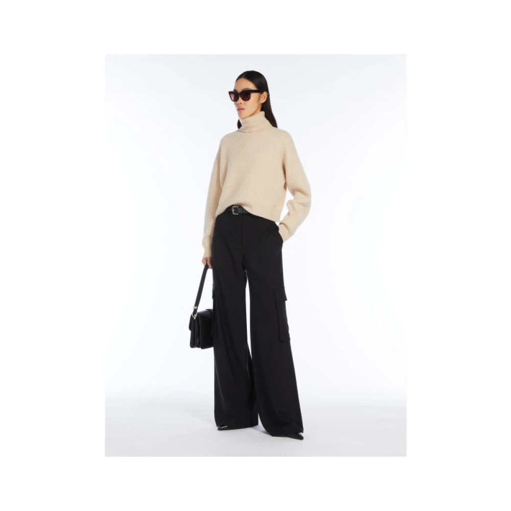 Max Mara Kasjmier Trui Groot White Dames