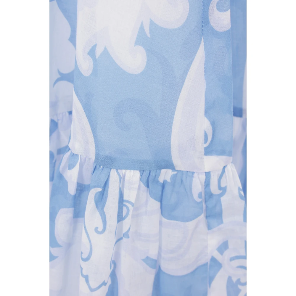 ETRO Paisley Print Lange Katoenen Rok Multicolor Dames