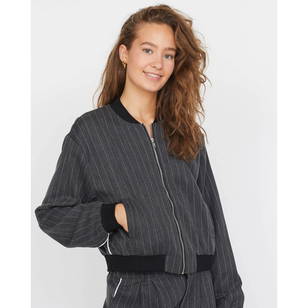 Sisters Point Stijlvolle Blazer Gira-Ja1 Gray Dames