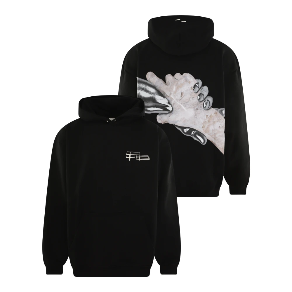 Filling Pieces Handshake Hoodie voor heren Black Heren